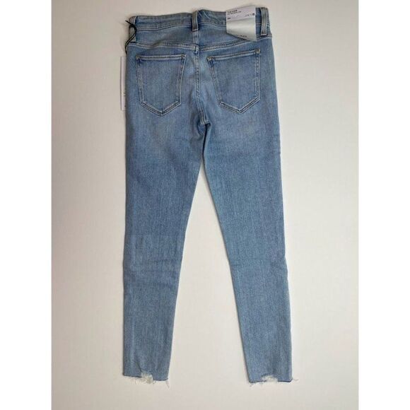 Joe's The Icon Skinny Jeans 24 Blue Women's Cropped Cut-Hem‎ Mid-Rise NEW - Picture 4 of 15